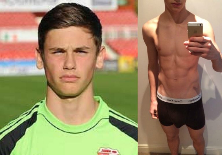 Ce jeune footballeur britannique de 19 ans exhibait les photos de son engin...